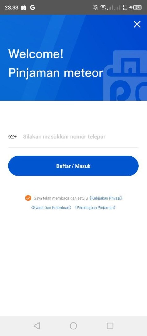 Pinjaman Meteor App